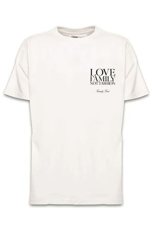 T-shirt LFNF in cotone bianco FAMILY FIRST | TF2410WHITE